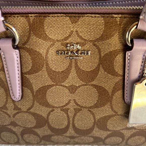 Coach Mini Surrey Carryall In Signature Canvas NEW - Picture 3 of 12